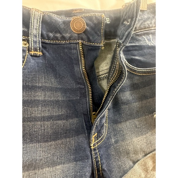 American‎ Eagle Womens Size 8 Super Stretch Hi-Rise Shortie Rolled Leg Shorts - Picture 2 of 11